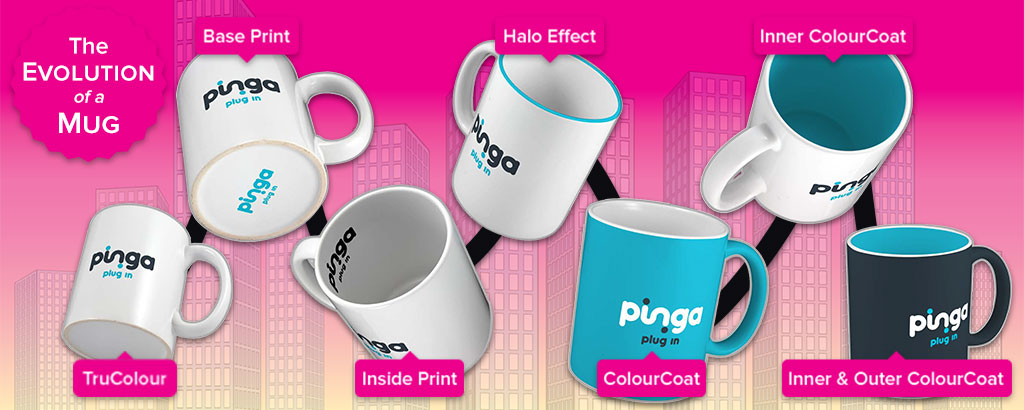 The Evolution of a promotional mug