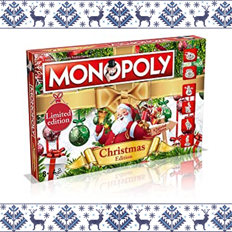 Christmas edition Monopoly game