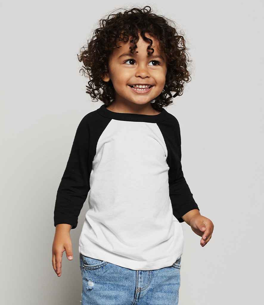 Toddler 3/4 Sleeve Baseball T