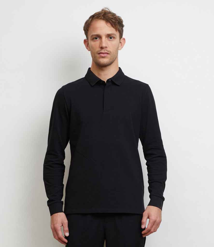 NEOBLU Owen Long Sleeve Piqué Polo Shirt