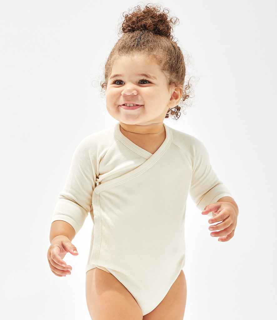 BabyBugz Baby Long Sleeve Kimono Bodysuit