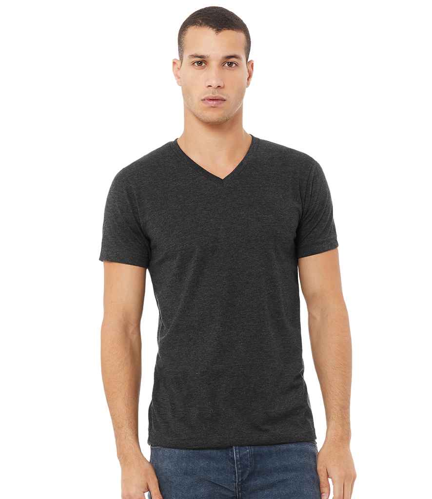 Canvas Unisex Heather CVC V Neck T-Shirt