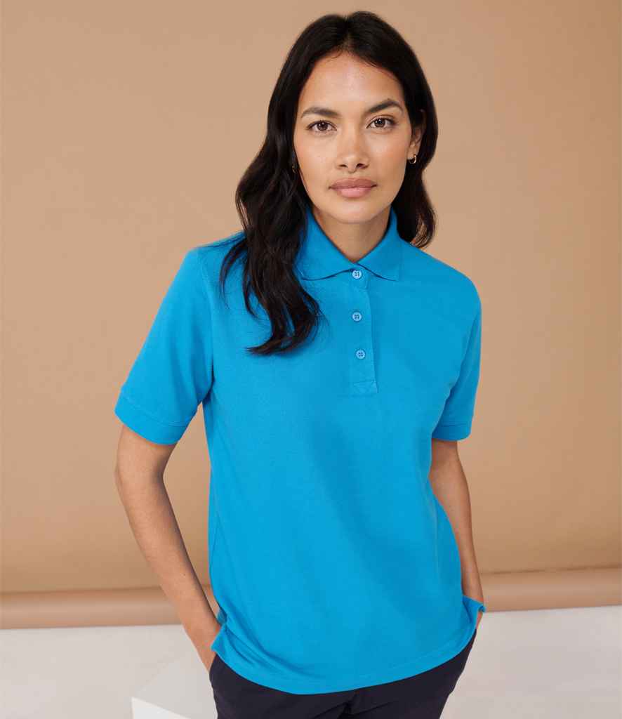 Henbury Ladies Poly/Cotton Piqué Polo Shirt