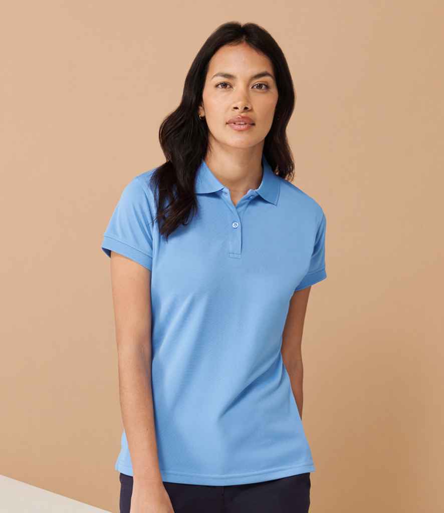 Henbury Ladies Coolplus® Wicking Piqué Polo Shirt