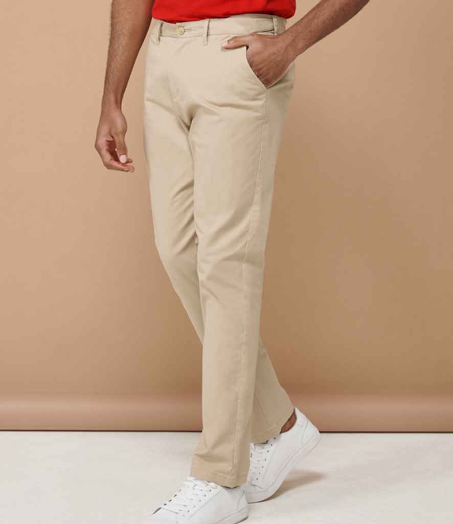 Henbury Stretch Flex Waistband Chino Trousers