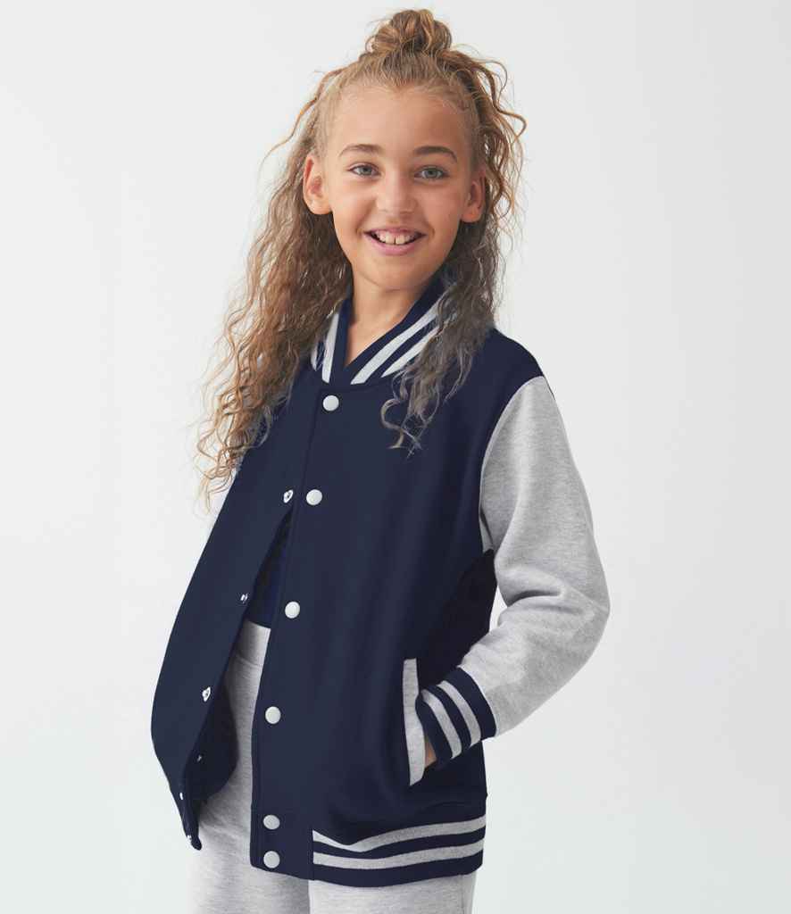 AWDis Kids Varsity Jacket