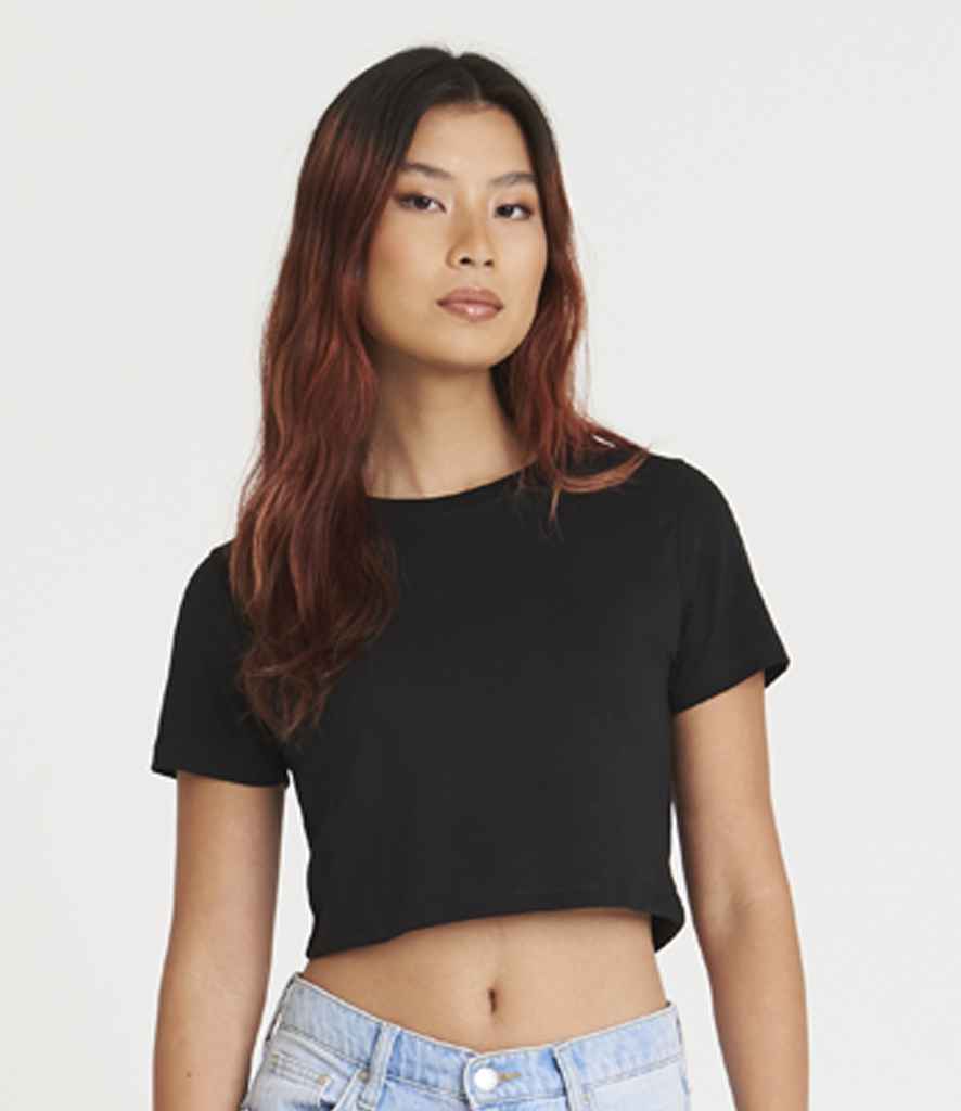 AWDis Ladies Tri-Blend Cropped T-Shirt