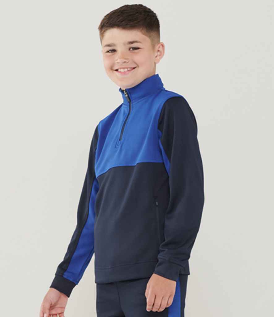 Finden + Hales Kids 1/4 Zip Tracksuit Top