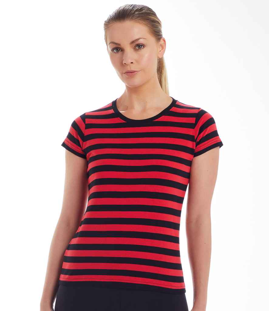 Mantis Ladies Stripy T-Shirt