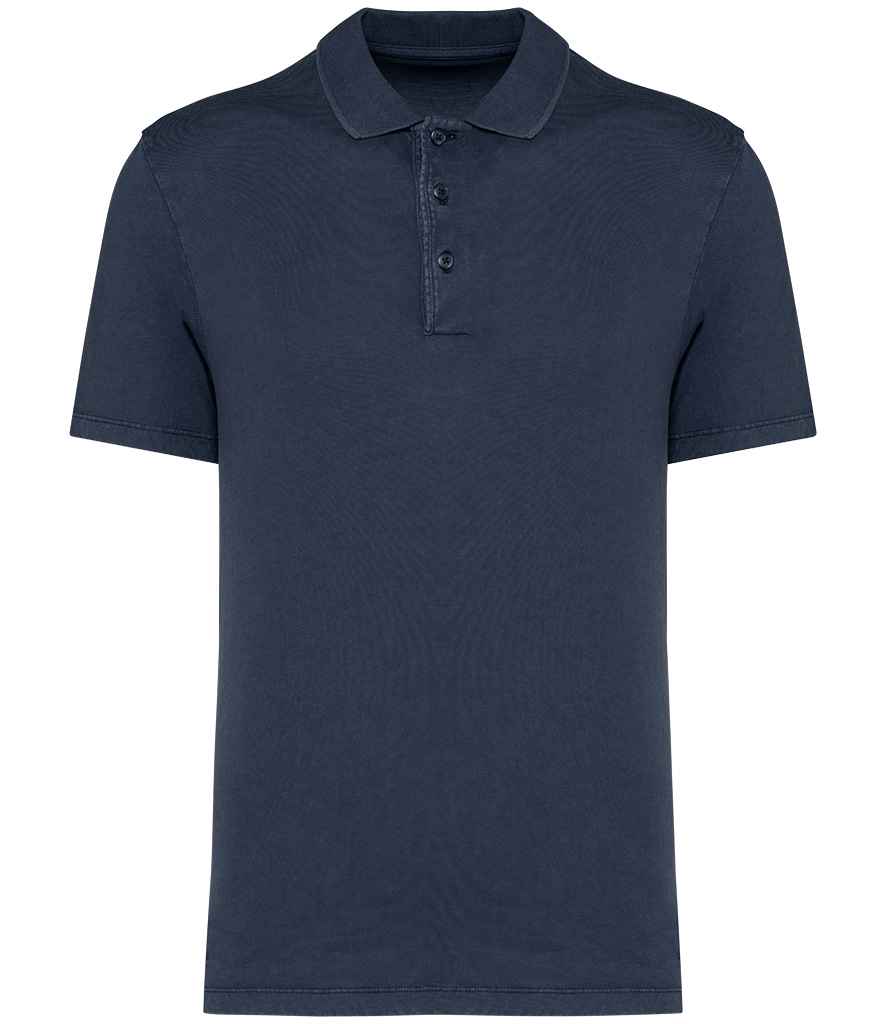 Native Spirit Washed Jersey Polo Shirt