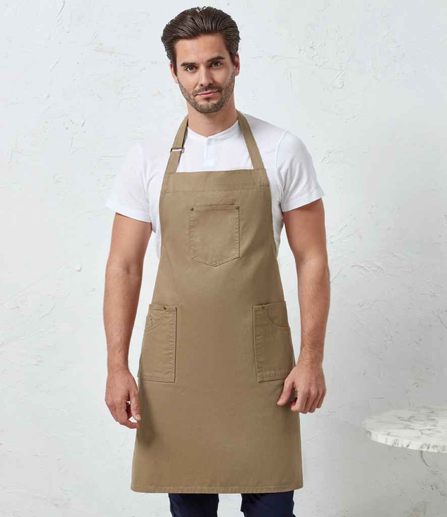 Premier Cotton Chino Bib Apron