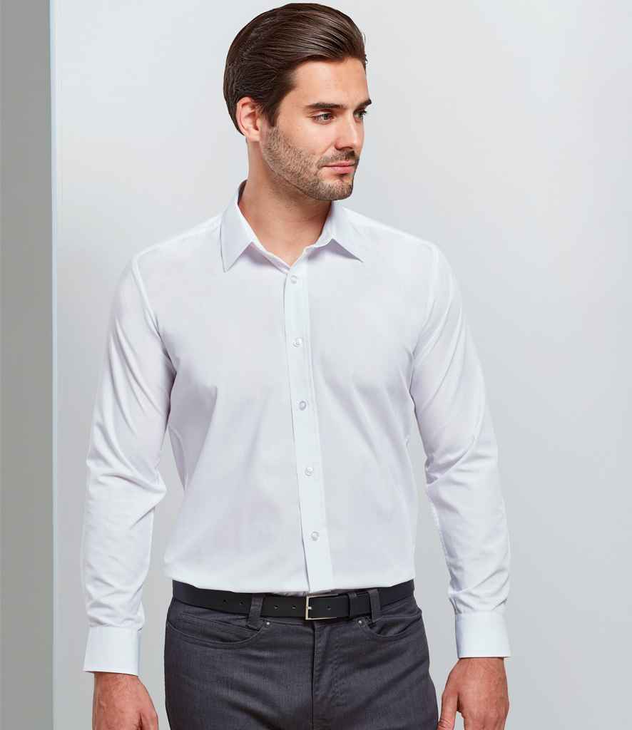 Premier Long Sleeve Fitted Poplin Shirt