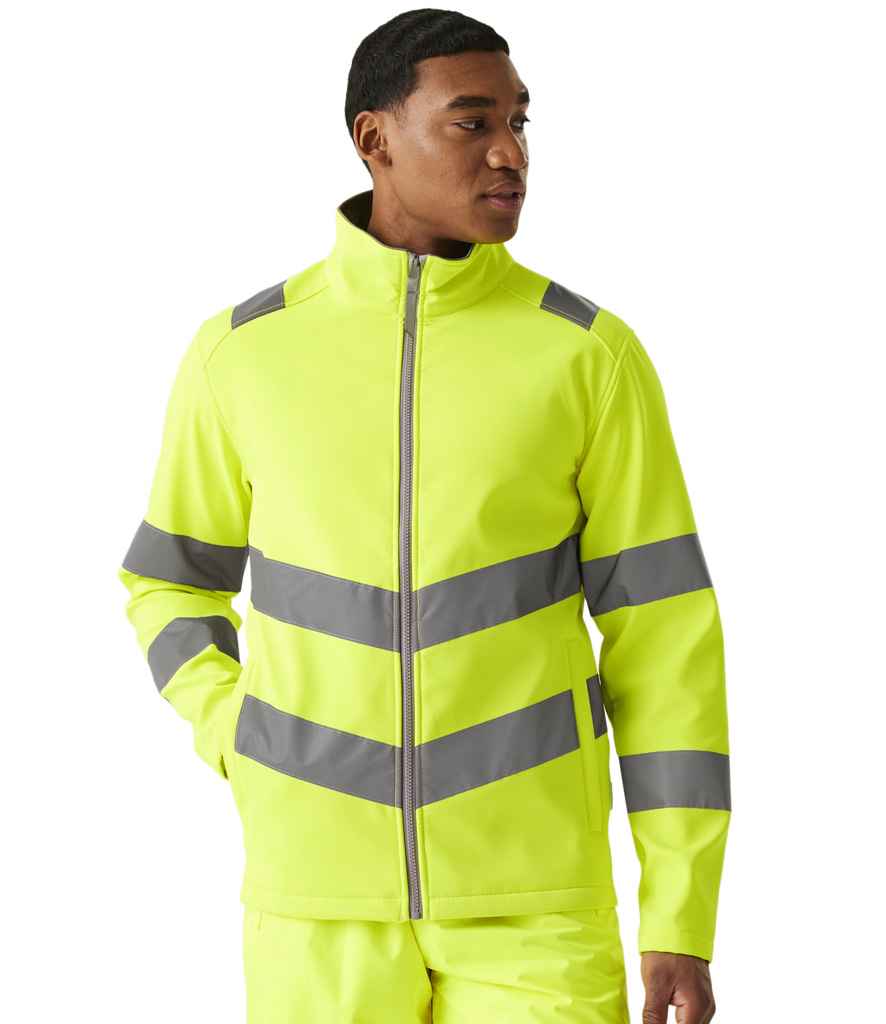 Regatta High Visibility Pro Contrast Ablaze Soft Shell Jacket