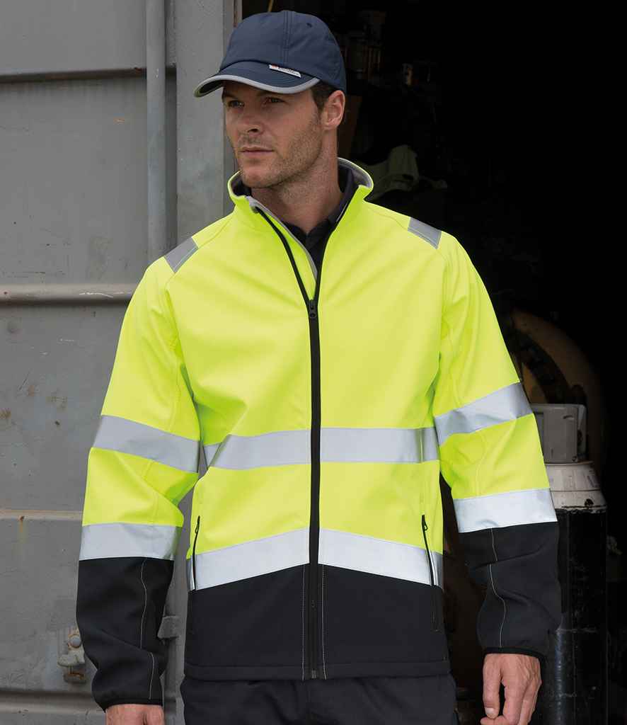 Result Safe-Guard Printable Safety Soft Shell Jacket