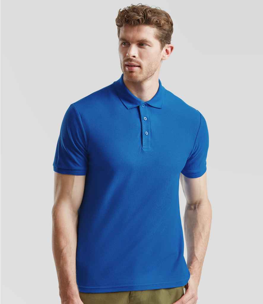 Fruit of the Loom Tailored Poly/Cotton Piqué Polo Shirt