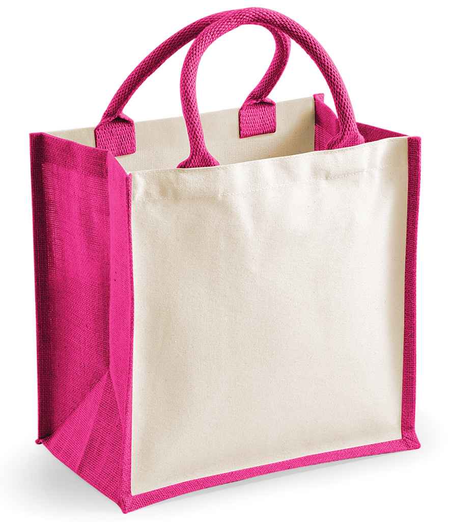 Westford Mill Printers Midi Jute Tote Bag