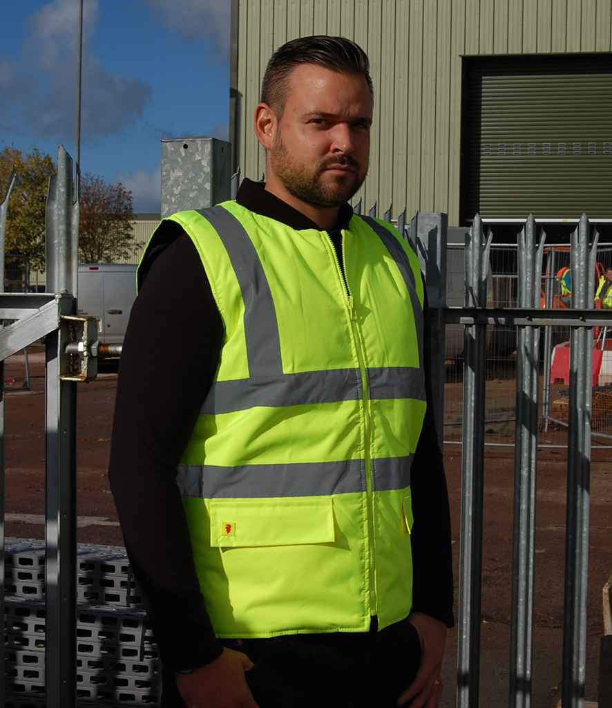 Warrior Hi-Vis Reversible Bodywarmer