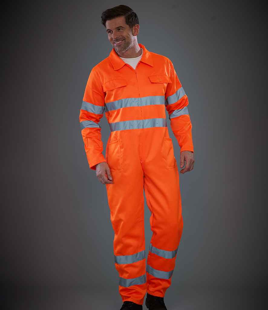 Yoko Hi-Vis Poly/Cotton Coverall