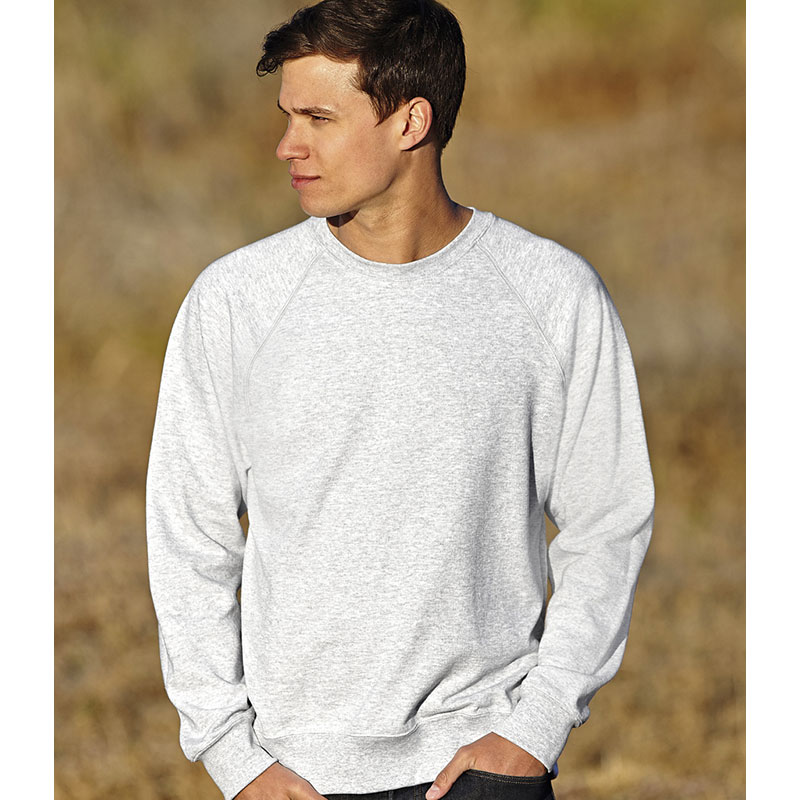 fruit of the loom raglan sweatshirt