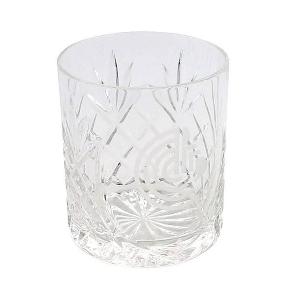 400ml Glencoe Lead Crystal Panel Whisky Tumbler