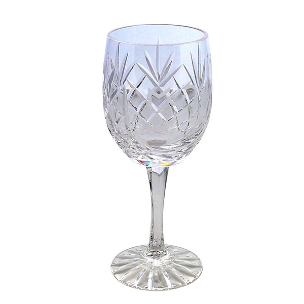 285ml Glencoe Lead Crystal Panel Goblet