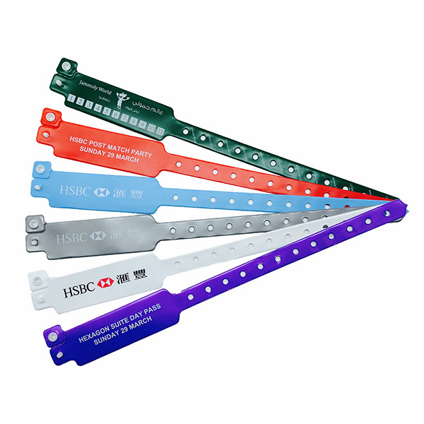 PVC Security Wristband - Full Colour