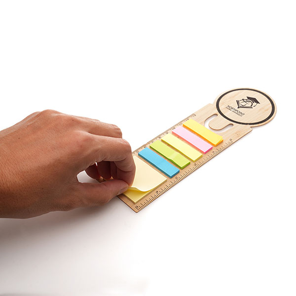 Bamboo Bookmark Ruler - Spot Colour