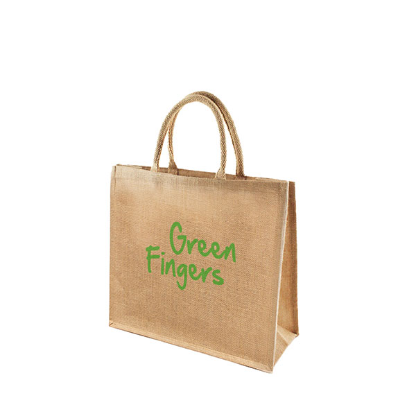 Green & Innocent Tembo Natural Jute Bag - Spot Colour