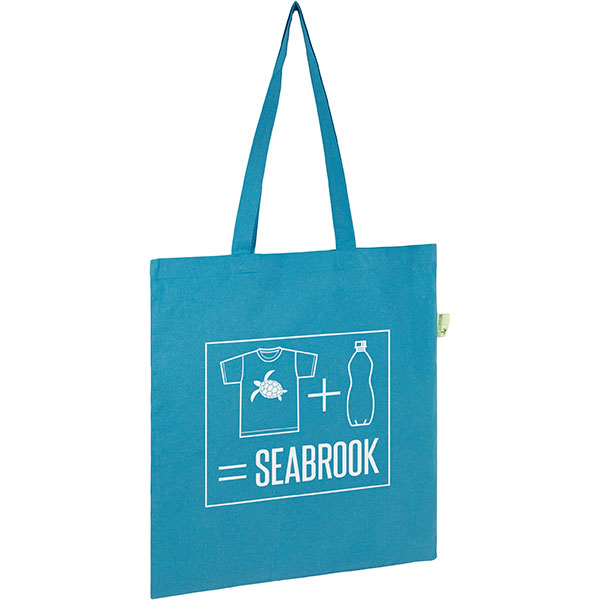 Seabrook 5oz Recycled Cotton Tote Bag - Spot Colour