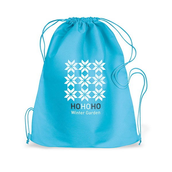 Non-Woven Coloured Drawstring Bag - Spot Colour