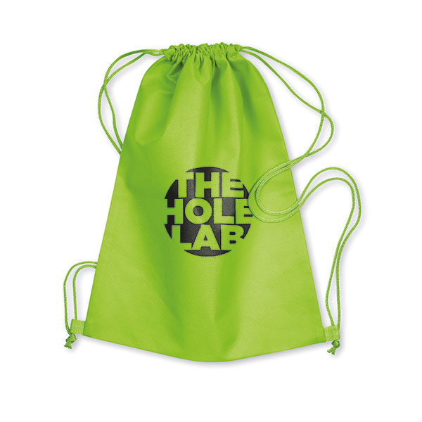 Non-Woven Coloured Drawstring Bag - Full Colour