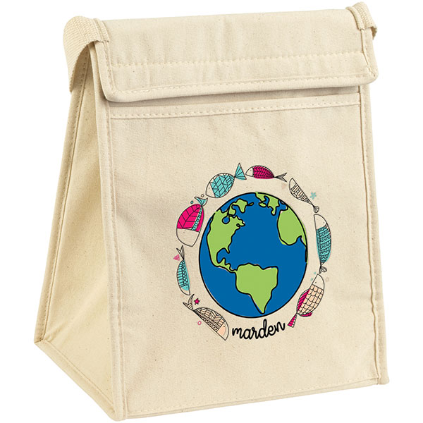 Marden Lunch Cotton Cooler - Spot Colour