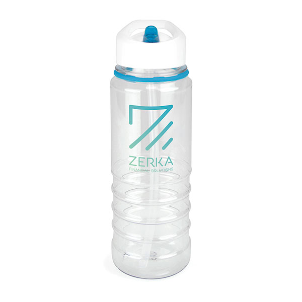 Aqueous Clear Drinks Bottle 750ml - Full Colour