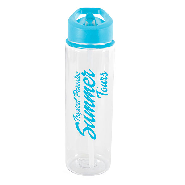 Aqueous Straight Clear Drinks Bottle 725ml - Spot Colour