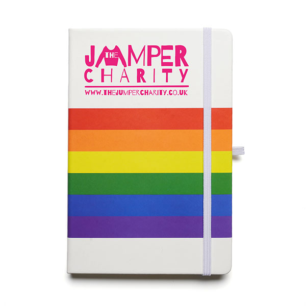 A5 Rainbow Mole Notebook - Spot Colour