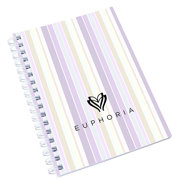 A6 Wiro Smart Card Cover Notepad - Full Colour