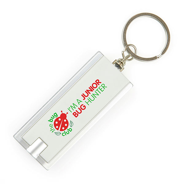 Dhaka 1 LED Torch Key Ring - Full Colour