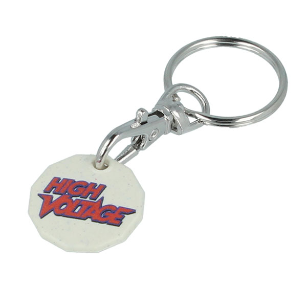 Recycled Trolley Token Key Ring