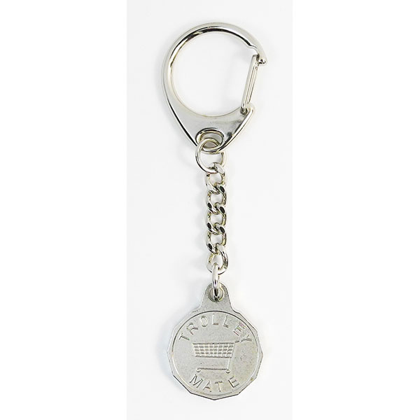 Trolley Token Key Ring With Chain