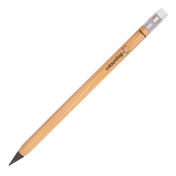 Eternity Bamboo Pencil With Eraser -Full Colour