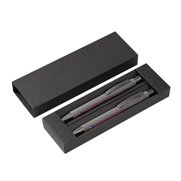 Ergo Soft Feel Ballpen and Mechanical Pencil Set - Full Colour