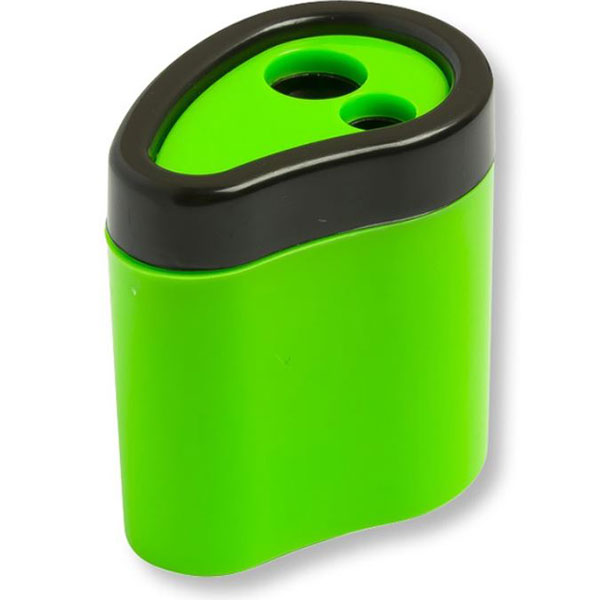 Fluorescent 2 Hole Sharpener - Spot Colour