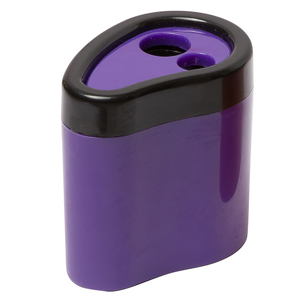 Fluorescent 2 Hole Sharpener - Full Colour