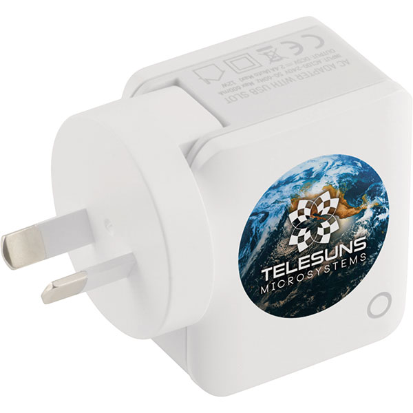 World USB Travel Adaptor - Full Colour