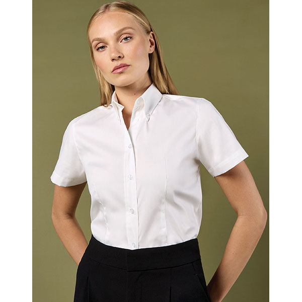 Kustom Kit Short Sleeve Premium Oxford Shirt - Women's