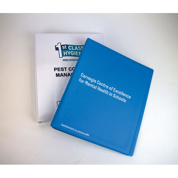 A4 PVC Over Board Ring Binder - Spot Colour