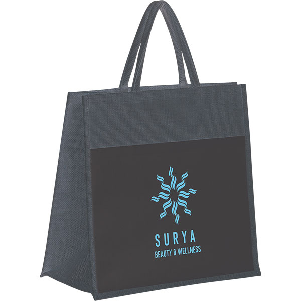 Windsor Jute Shopper - Spot Colour