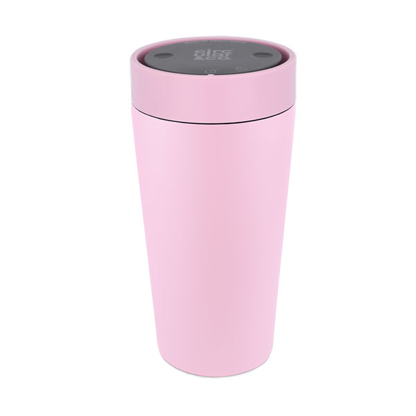 Circular Stainless Steel Travel Cup 12oz - Full Colour