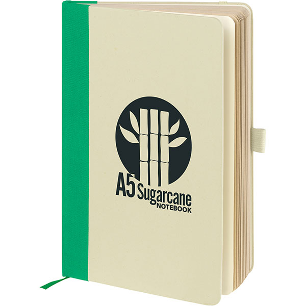 Maxton Eco Sugar Cane A5 Notebook - Spot Colour