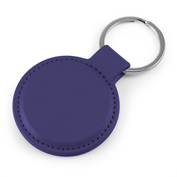 Porto rPET Round Key Ring - Full Colour